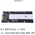 mSATA / M.2 NGFF to SATA 3.0 SSD Adapter Card for Homelab Builds