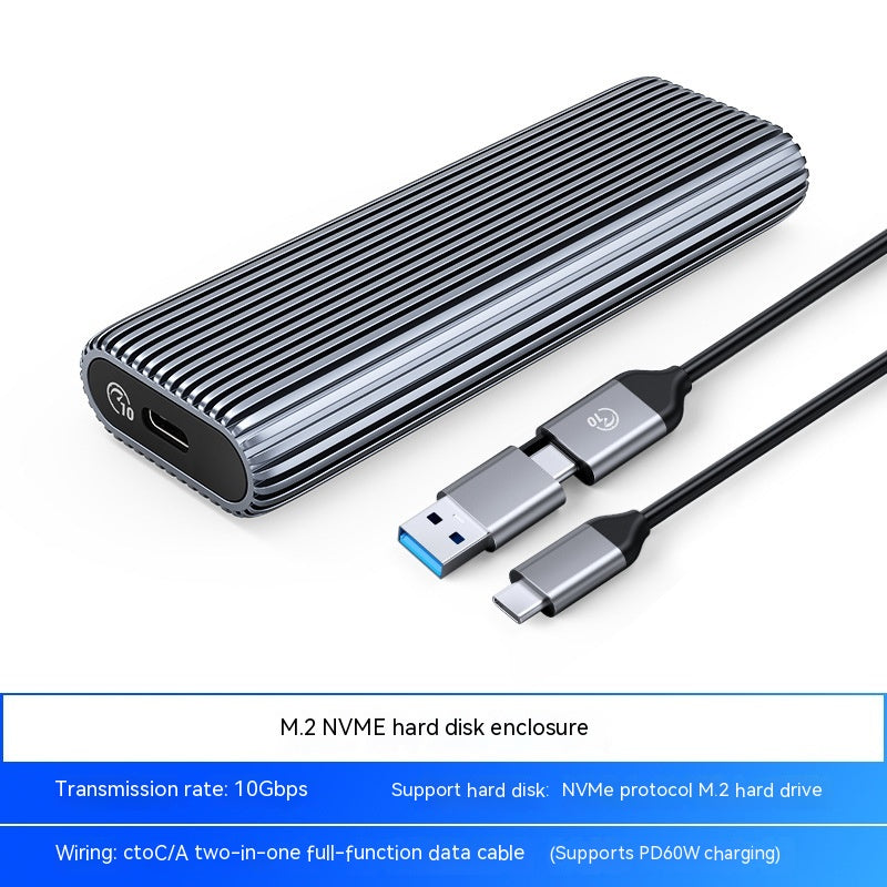 M.2 SSD Enclosure – NVMe & SATA USB External Aluminium Case
