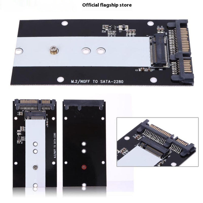 mSATA / M.2 NGFF to SATA 3.0 SSD Adapter Card for Homelab Builds