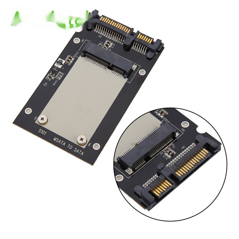 mSATA / M.2 NGFF to SATA 3.0 SSD Adapter Card for Homelab Builds